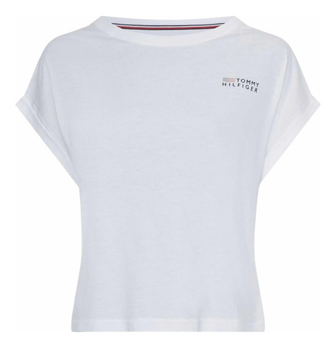 Playera Tommy Hilfiger Blanca Para Dama