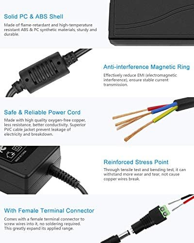 Alitove 24v 3a 72w Adaptador De Ca A Cc Convertidor De Fuent