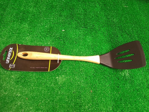 Cuchara Plana Antiadherente Universal Mango Madera Sellada