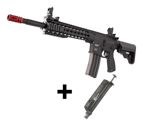 Imagem 1 de 6 de Rifle Airsoft Ar15 Rossi Neptune Keymod 10 + Nf