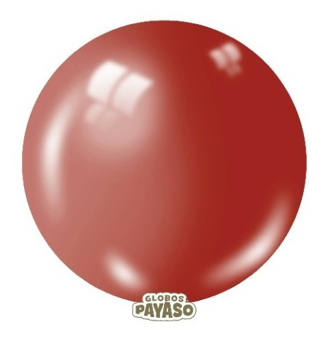 Bolsa Con 3 Globos Tamaño 36 (90 Cms) Rojo Cereza