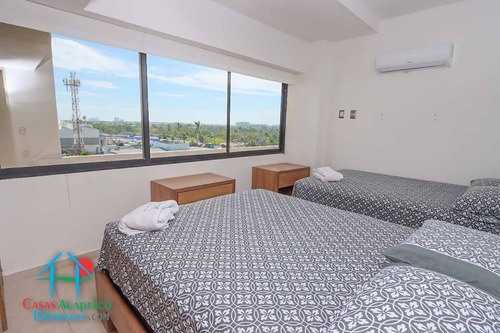 Cad Altamar Victory 403. Terraza Grande Con Vista A Los Jardines Y Albercas