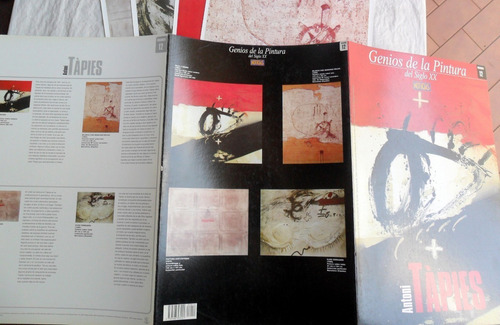Tàpies / 4 Litografiás / Pinacoteca Noticias * Siglo Xx (Usado)