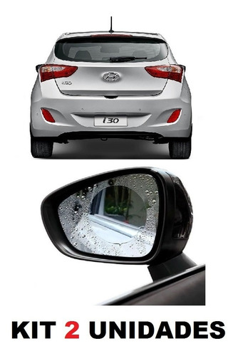 Par Pelicula Anti Embaçante Retrovisor Chuva Hyundai I30