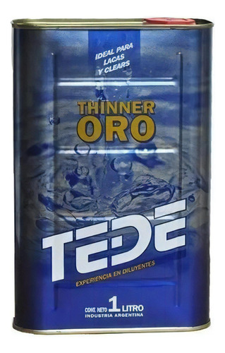 Thinner Tede Sello De Oro 1 Litro 