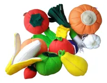 Comprar Comida De Tela Mix Frutas Y Verduras X 12 Un Lasatitas