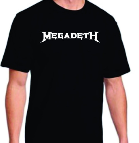 Megadeth Remera Logo Estampada Vinilo