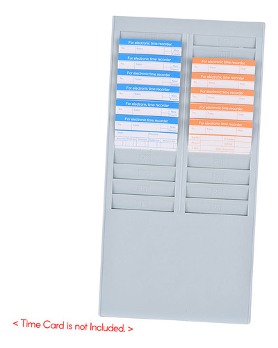 Soporte For Tarjetas De Tiempo De Montaje En Pared Time Rack