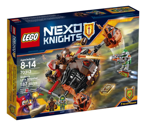 Lego Nexo Knights Moltors Lava Smasher 187 Piezas