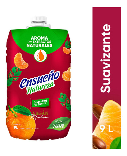 Suavizante Argán Mandarina Ensueño 9 L