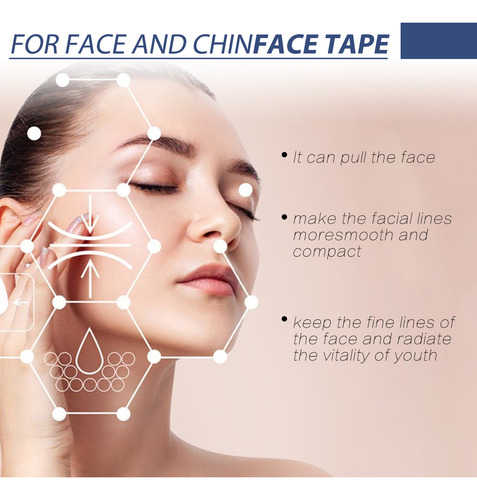 Fita Facial Para Levantamento De Fita Facial Invisível Fita