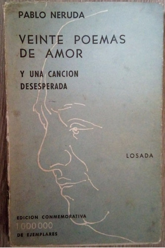 Veinte Poemas Amor Edición Un Millon 1961
