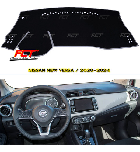 Cubre Tablero Premium/ Nissan New Versa/ 2020 2021 2022 2023