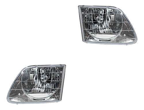 Par Faros Ford F-250 05-09 Tyc