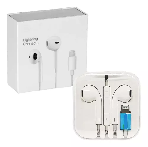 Audífonos Apple EarPods Alámbricos con Conector Blanco - Mobo