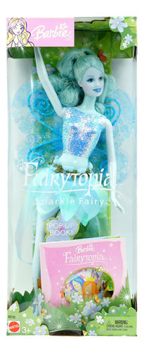 Barbie Fairytopia Sparkle Fairy Aqua Blue 2003 Edition