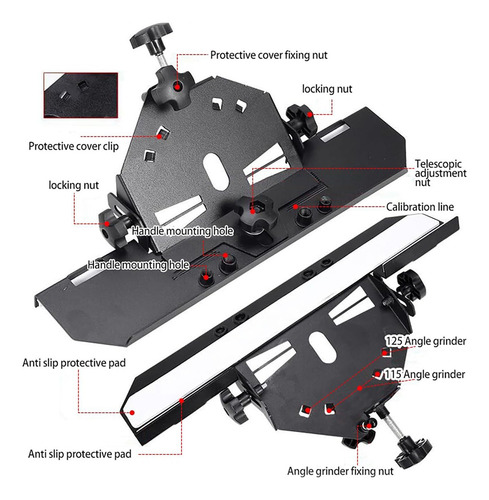 Soporte De 45° Para Amoladoras Angulares De 115/125 Mm