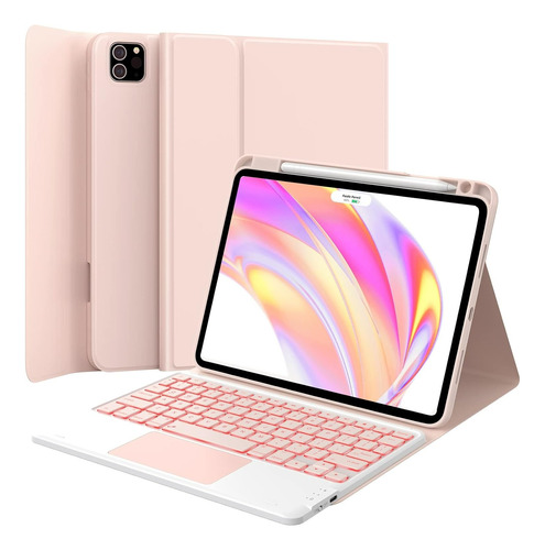 Case Teclado Touchpad Para iPad Pro 11  1ra 2da 3ra 4ta Gen