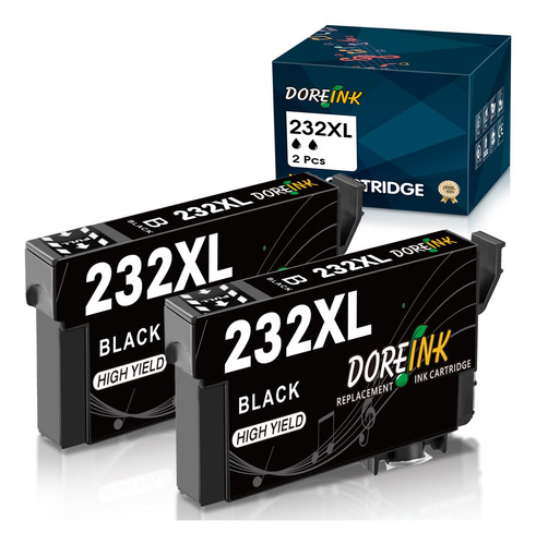 Doreink 232xl - Cartuchos De Tinta Negros 232 Compatibles C.