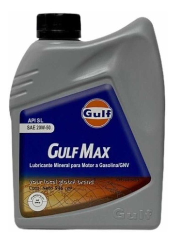 Aceite Mineral Gulf Max 20w-50