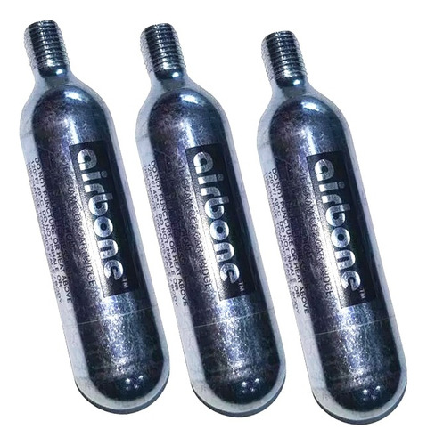 Cartucho Garrafa Co2 Airbone 16gr Rosca Pack X 3 Bicicleta