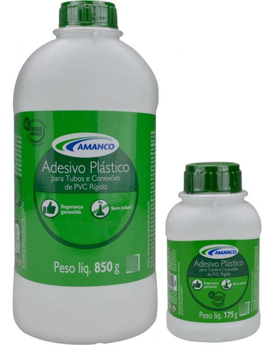 Adesivo Plástico Para Tubos E Conexões De Pvc 850g Amanco