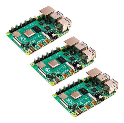 Pack De 3 Raspberry Pi 4 De 4gb Ram