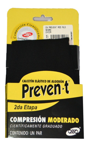 3 Calcetin Calceta De Compresión Moderada 19-21 Mm/hg Unisex
