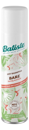 Shampoo Seco Batiste Bare 200ml Spray Hipoalergénico