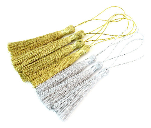 . Borlas De Seda Kit De Fabricación De Mantas Dorado