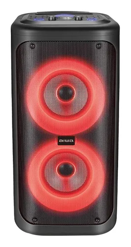 Torre De Audio Aiwa Aw-pop11 Bluetooth 500w Pmpo Color Negro
