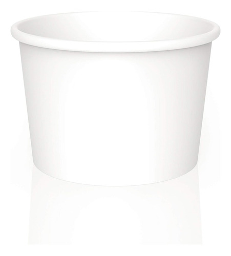 Vaso Nevero Para Helado 6 Oz Caña De Azúcar 50 Piezas Color Blanco