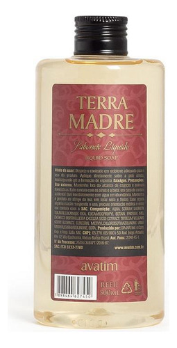 Refil Sabonete Liquido Terra Madre 500ml