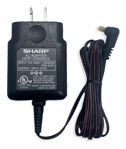 Fuente De Alimentacion Sharp Para Viewcam 10v 0.75a