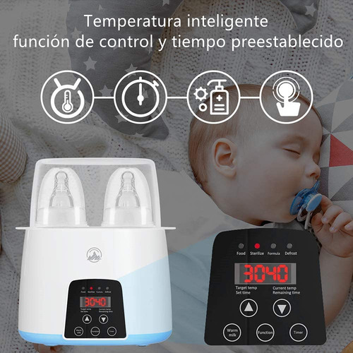 Calienta Biberones Portátil 5 En 1 Control Táctil Inteligent