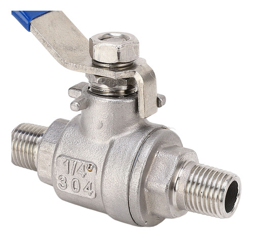 Conector De Válvula De Bola De 1/4 Pulgadas Npt Dn8, Rosca D