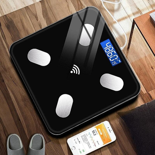 Balança De Bioimpedancia Digital Corporal Com App Bluetooth