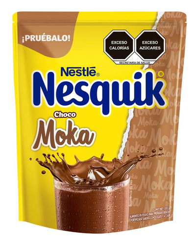 Alimento En Polvo Nesquik Sabor A Chocolate Y A Café Bolsa