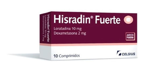 Hisradin Fuerte 10 Comprimidos