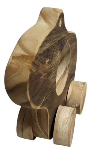 Carpincho Capibara Juego De Arrastre Rodante De Madera