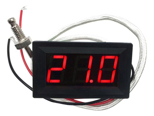 Medidor Termómetro De Temperatura Led Digital Rojo