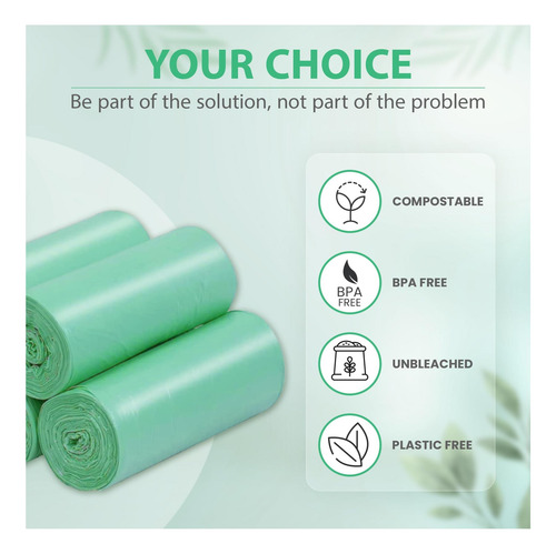Bolsas De Basura Compostables-bolsas De Basura Para Cocina Y