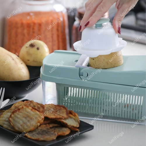 Imagen 2 de 6 de Mandolina Cocina Rallador Picadora Verduras Cortadora