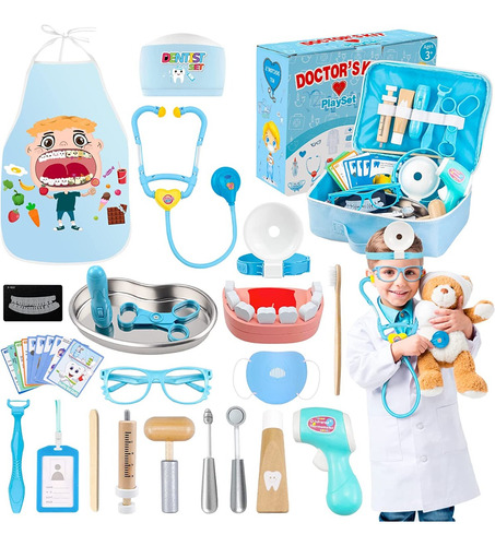 Kit De Médico Para Niños Y Niñas De 24 Piezas 