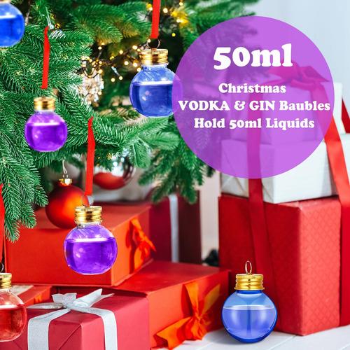 Bolas De Bebida De Navidad De Patelai Adornamiento De Vidrio