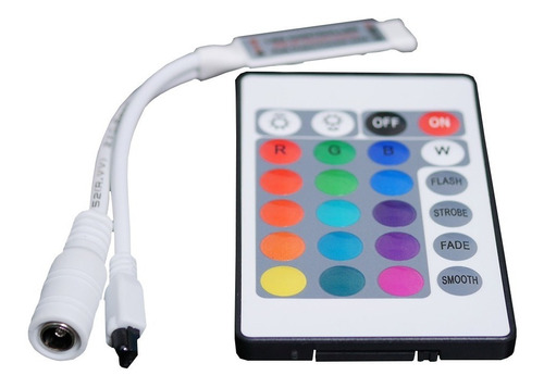 Controlador Rgb Tira De Led 24 Botones Control Remoto