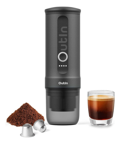 Outin Máquina De Café Espresso Eléctrica Portátil Con A.