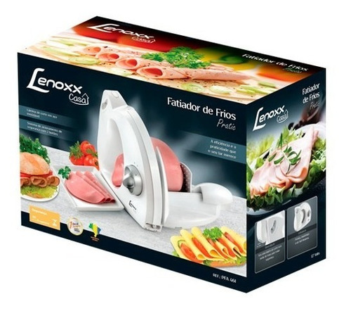Imagem 7 de 7 de Fatiador De Frios Pratic Lenoxx 127v Com Ajuste De Espessura