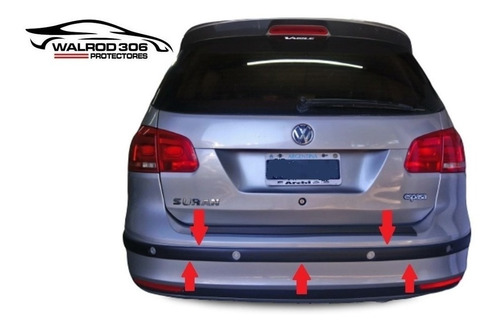 Vw Suran 2010 / 2014 Protector Paragolpes Trasero C/sensores