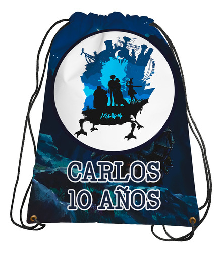 Morralitos Recuerdos El Castillo Vagabundo Personalizado 50u